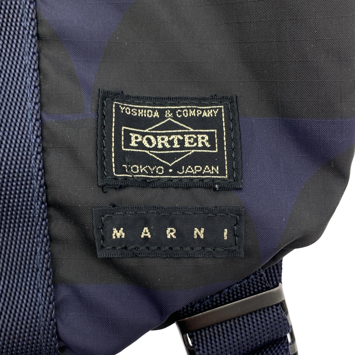 MARNI / 마르니 | × PORTER / 포터 2WAY TOTE BAG / 총 무늬 핸들 토트 백팩 배낭 |