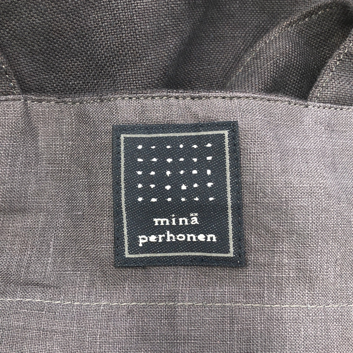 mina perhonen / ミナペルホネン | travel  パニーニ リネン トートバッグ |
