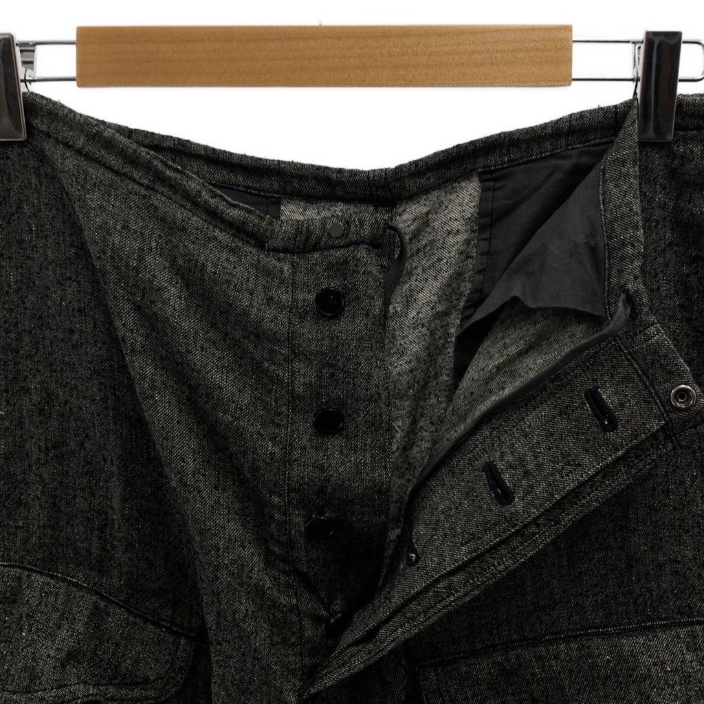 【美品】  blurhms / ブラームス | 2025SS | SILK LINEN F1B PANTS シルクリネン ミリタリーパンツ | 2 | BLACKCHAMBRAY / ブラックシャンブレー | メンズ