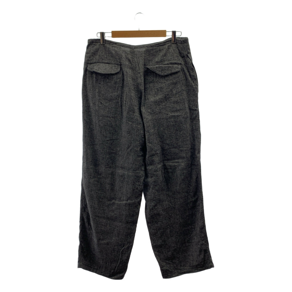 【美品】  blurhms / ブラームス | 2025SS | SILK LINEN F1B PANTS シルクリネン ミリタリーパンツ | 2 | BLACKCHAMBRAY / ブラックシャンブレー | メンズ