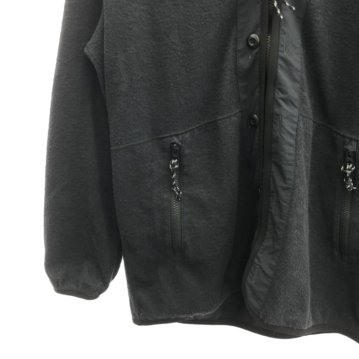 COMME des GARCONS HOMME | 2023SS |棉絨開襟衫 | S |海軍 |女性的