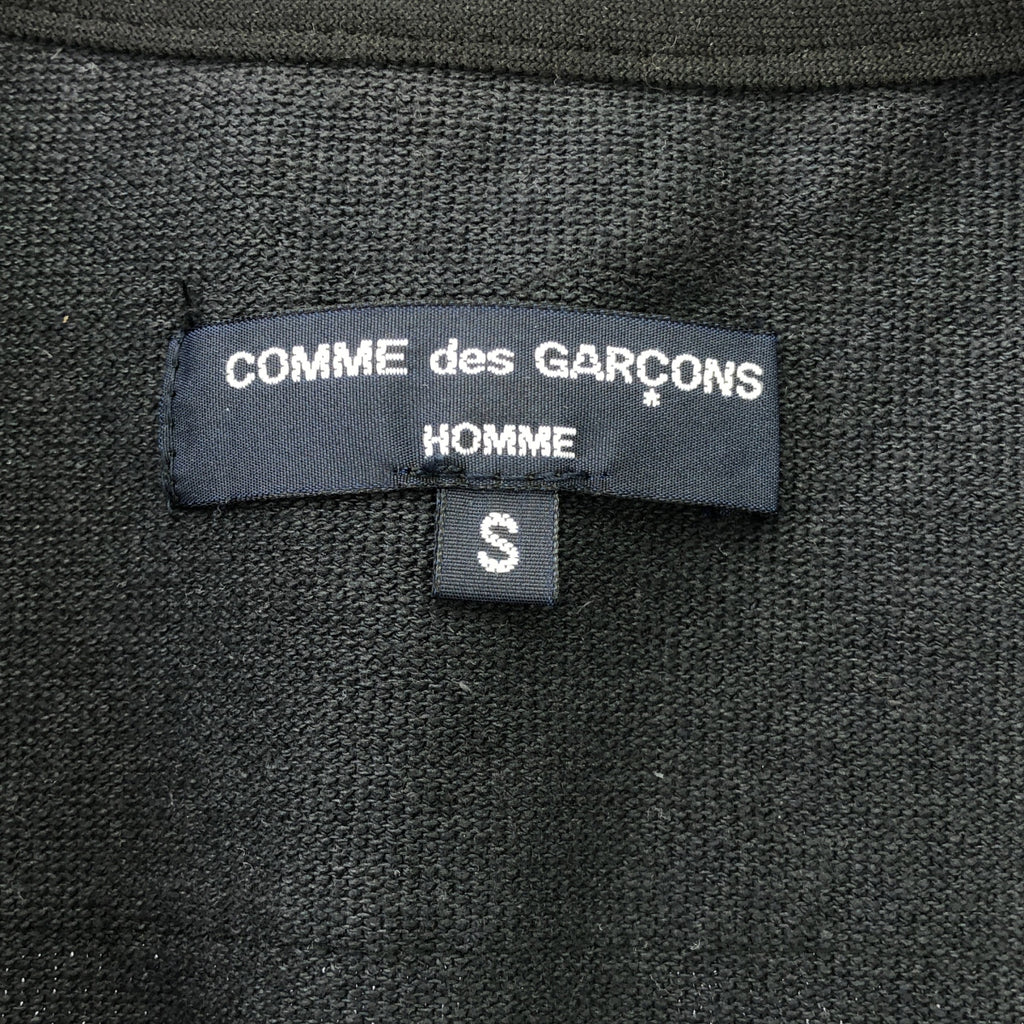 COMME des GARCONS HOMME / 컴데 갤슨 옴므 | 2023SS | 코튼 파일 가디건 | S | 네이비 | 여성