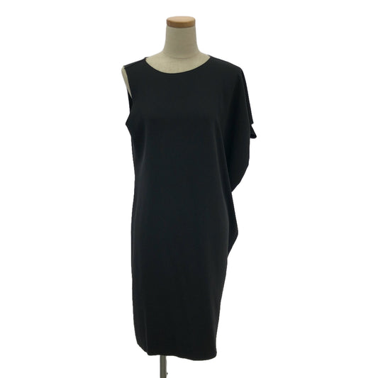 MM6 Martin Margiela / MM6 Martin Margiela | Asymmetrical midi dress | 38 | Black | Women's