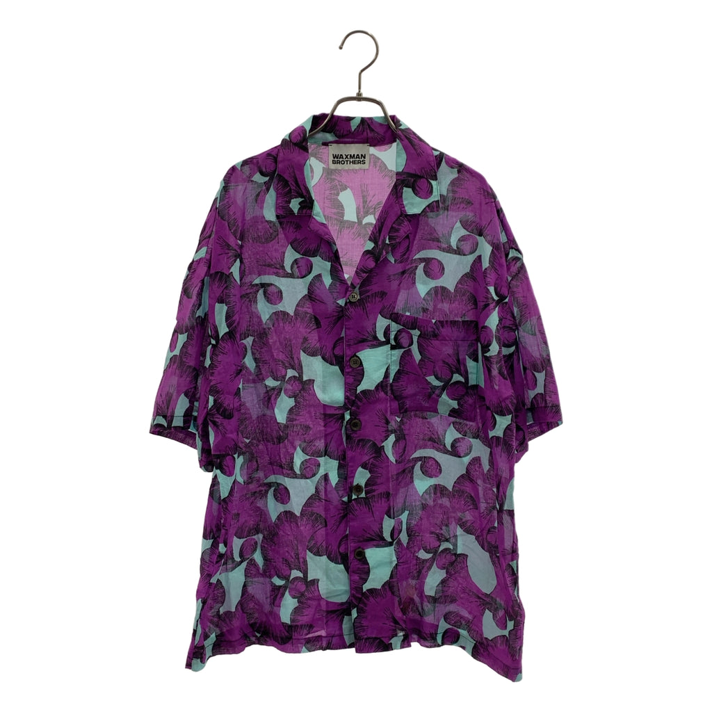 WAXMAN BROTHERS / 왁스맨 브라더스 | 2024SS | OVER HAWAII SHRTS AET / 총무늬 오픈 컬러 셔츠 블라우스 | S |