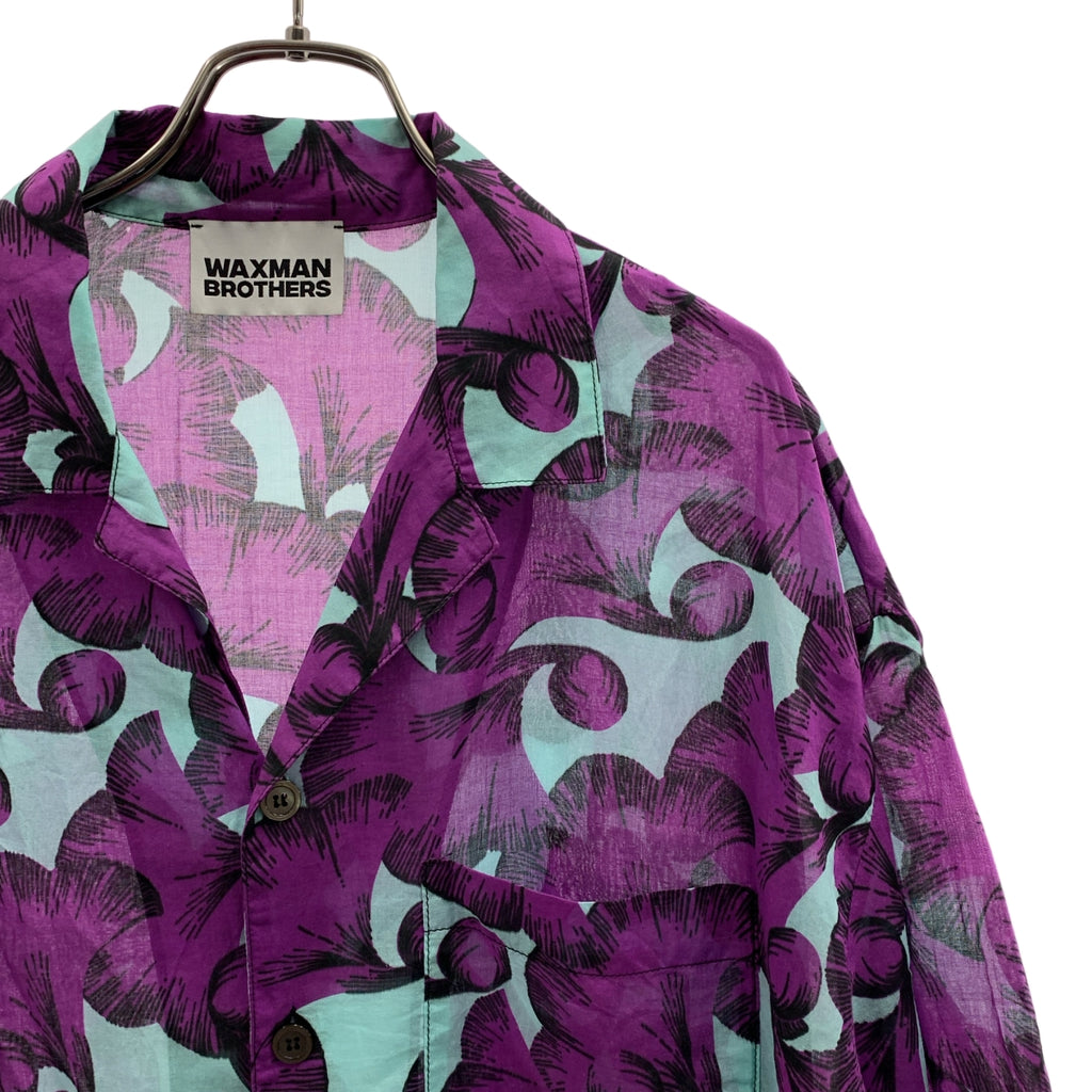 WAXMAN BROTHERS / 왁스맨 브라더스 | 2024SS | OVER HAWAII SHRTS AET / 총무늬 오픈 컬러 셔츠 블라우스 | S |