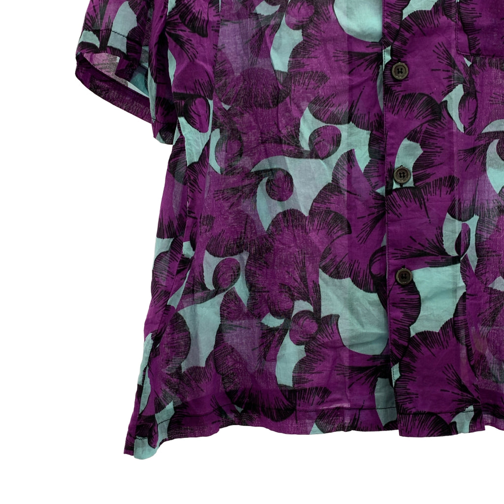 WAXMAN BROTHERS / 왁스맨 브라더스 | 2024SS | OVER HAWAII SHRTS AET / 총무늬 오픈 컬러 셔츠 블라우스 | S |