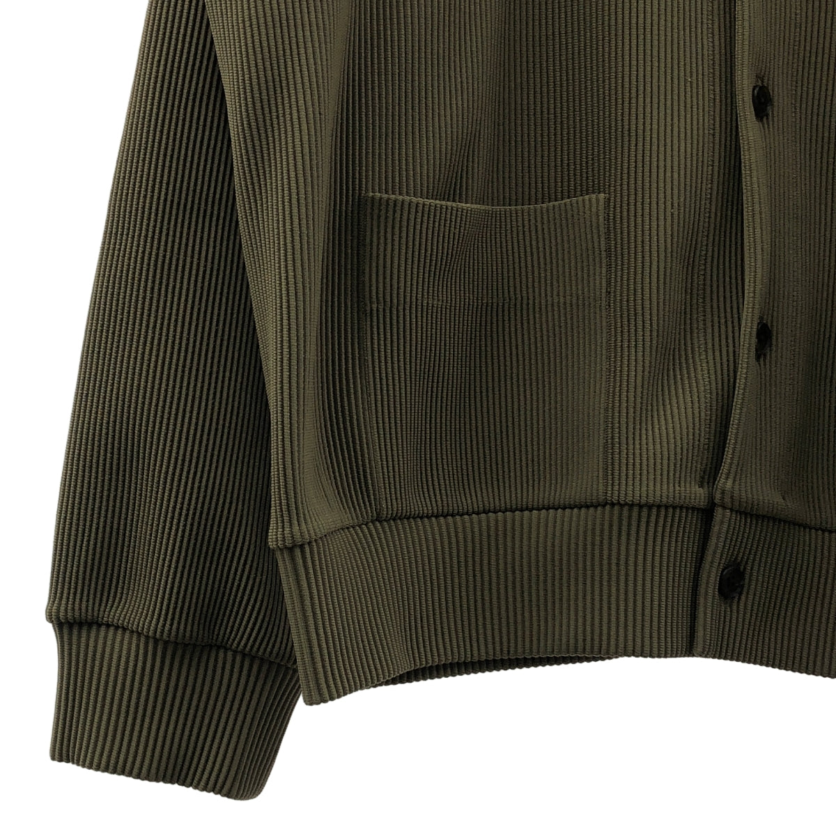 【美品】  stein / シュタイン | 2022SS | GRADATION PLEATS CARDIGAN グラデーション プリーツ カーディガン | S | ダークベージュ | メンズ