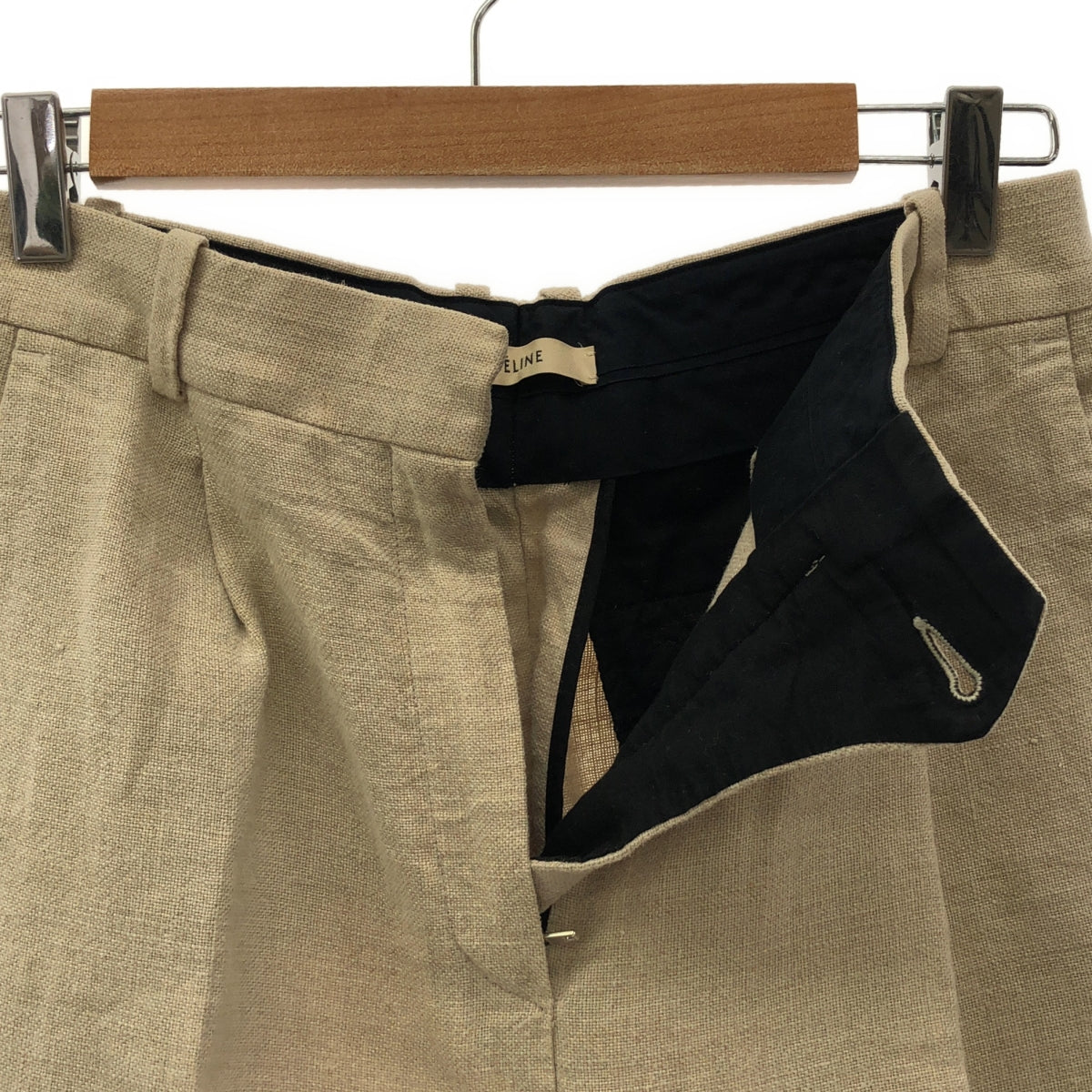 CELINE | Phoebe Linen Tapered Pants | Size 34 | Women's