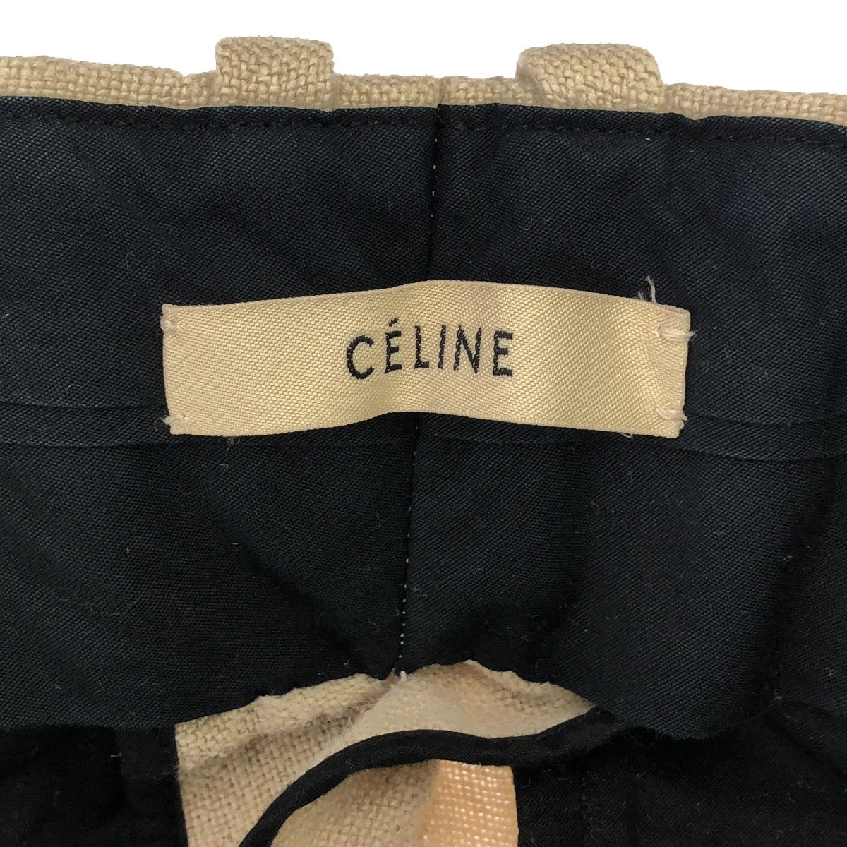 CELINE | Phoebe Linen Tapered Pants | Size 34 | Women's