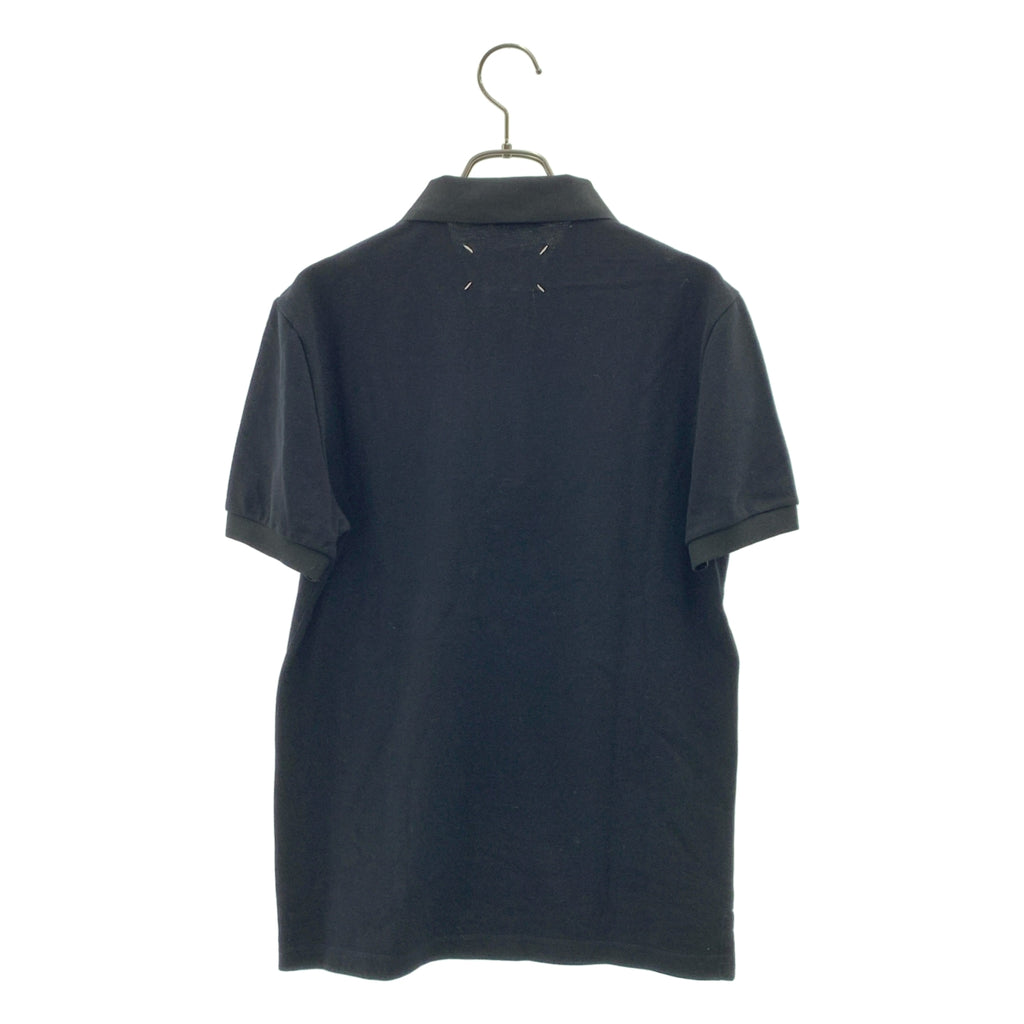 Maison Margiela / 馬丁馬吉拉 | 2021AW | M Logo 刺繡 Polo衫 | S | 黑色 | 女款