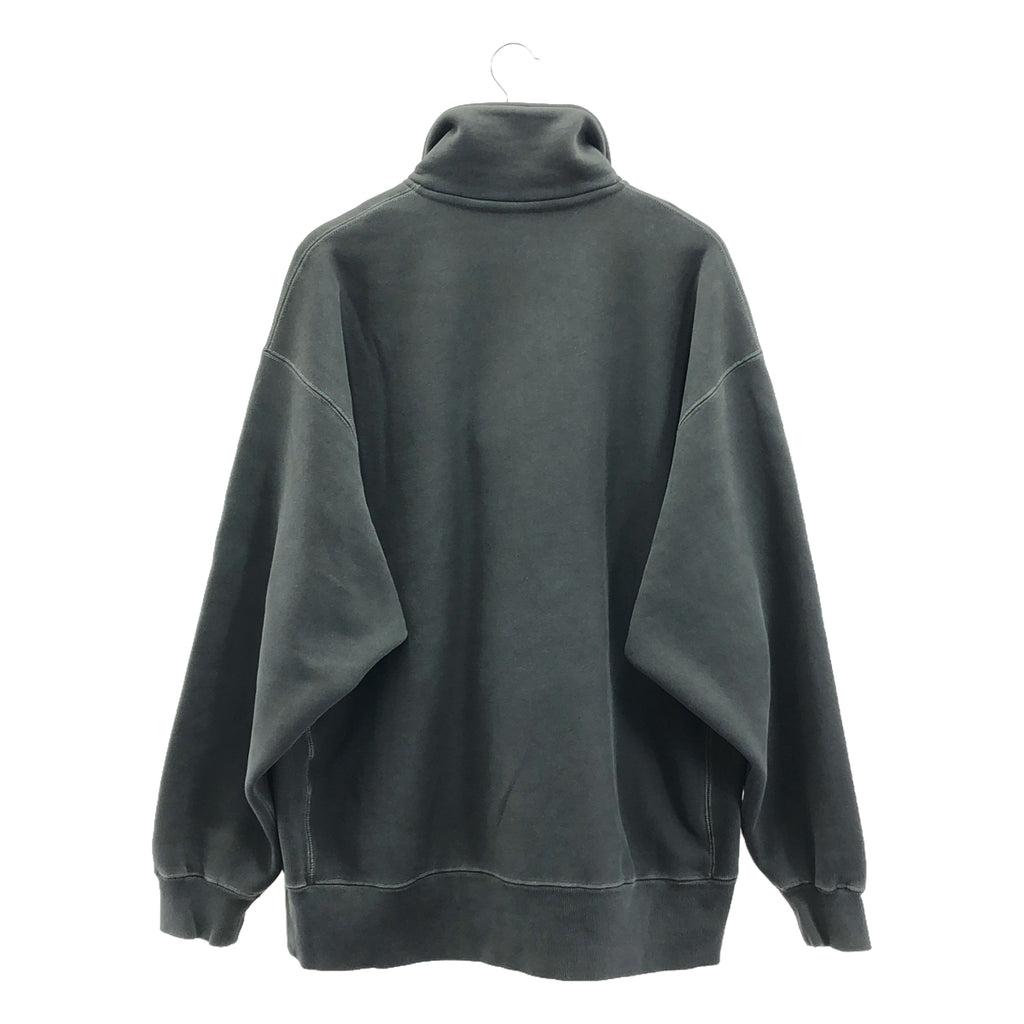脂肪/脂肪| 2025SS | DYEMENT.HALF 半拉鍊運動衫 |脂肪 |灰色 |男士