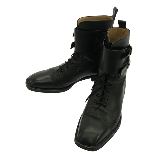 LOEWE | Lace-up belt boots | 44 | Black | Men's