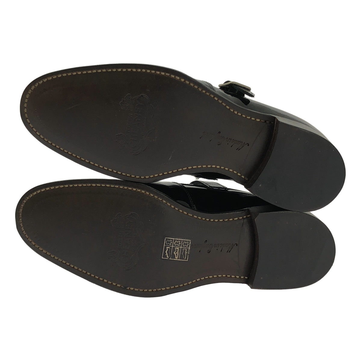 【新品】  Joseph Cheaney / ジョセフチーニー | パテントレザー キルト タッセル ローファー | 3 1/2 | ブラック | レディース