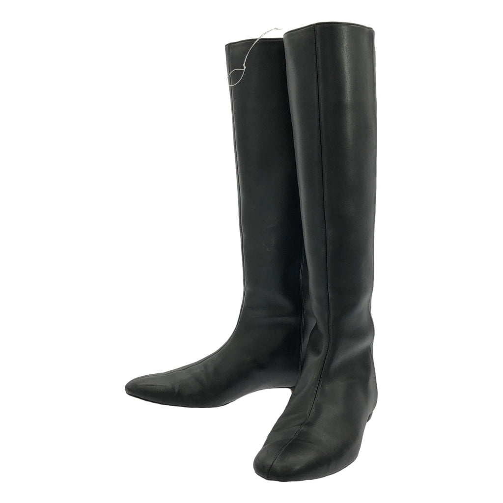 CLANE / クラネ | LOW HEEL LONG BOOTS ローヒール ロング ブーツ | 38 | ブラック | レディース