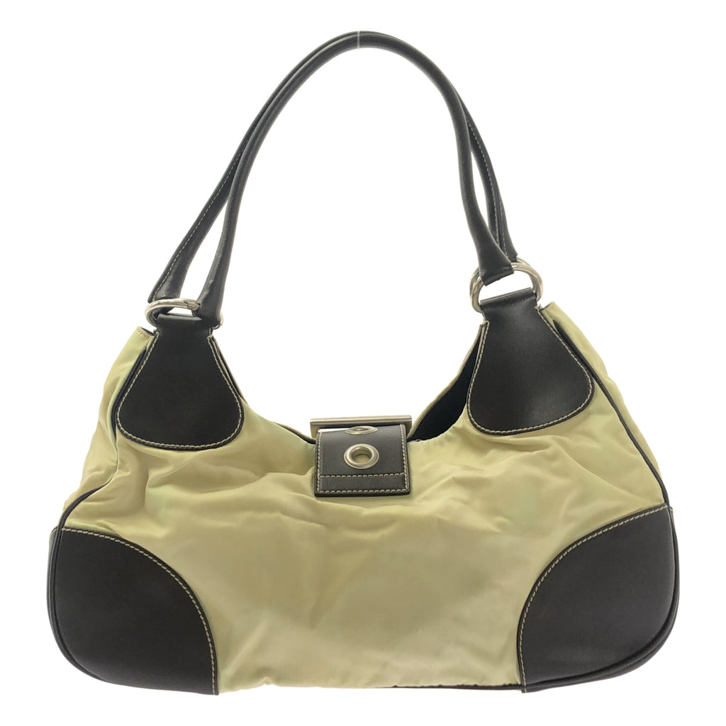 PRADA / 프라다 | 나일론 가죽 호보 핸드백 |