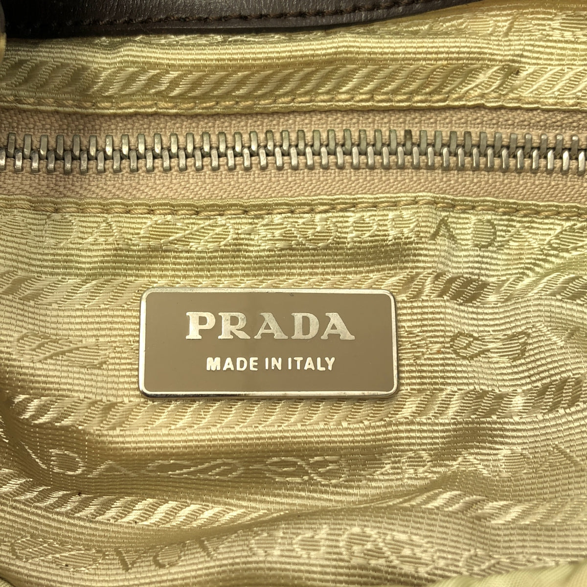 PRADA / 프라다 | 나일론 가죽 호보 핸드백 |