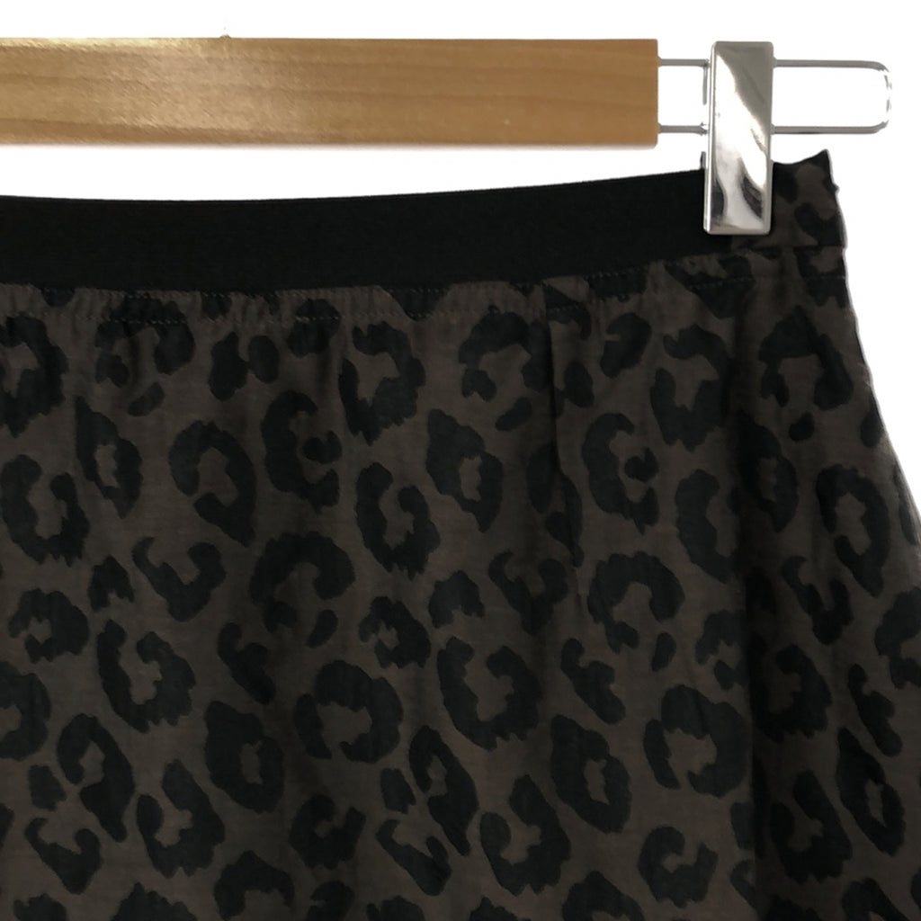 [狀況良好] kha:ki / 卡其色 |豹紋美人魚裙 | 2 |棕色/黑色 |女性的
