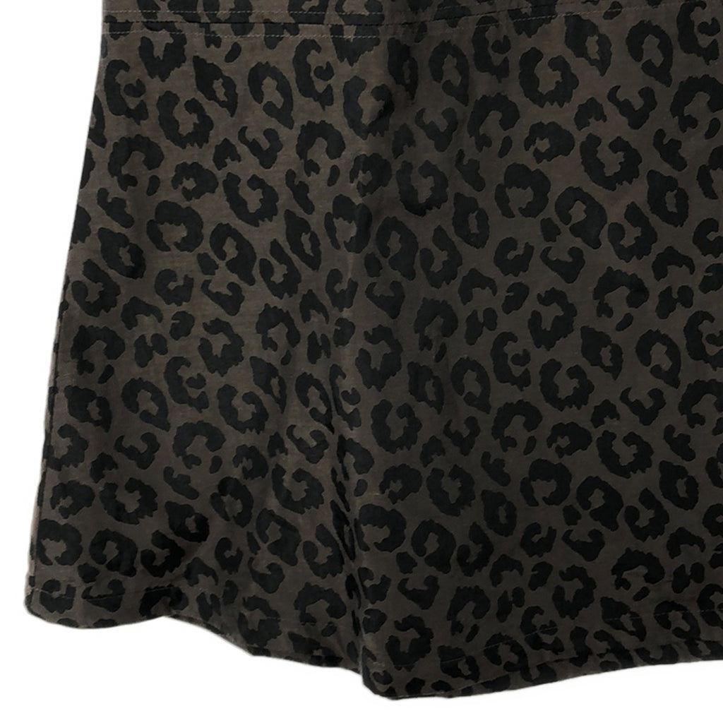 [狀況良好] kha:ki / 卡其色 |豹紋美人魚裙 | 2 |棕色/黑色 |女性的