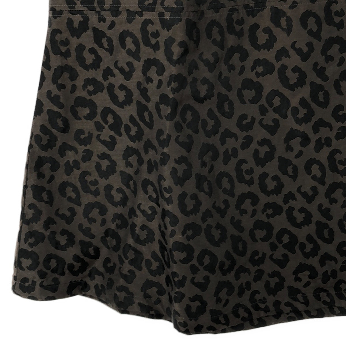 [狀況良好] kha:ki / 卡其色 |豹紋美人魚裙 | 2 |棕色/黑色 |女性的