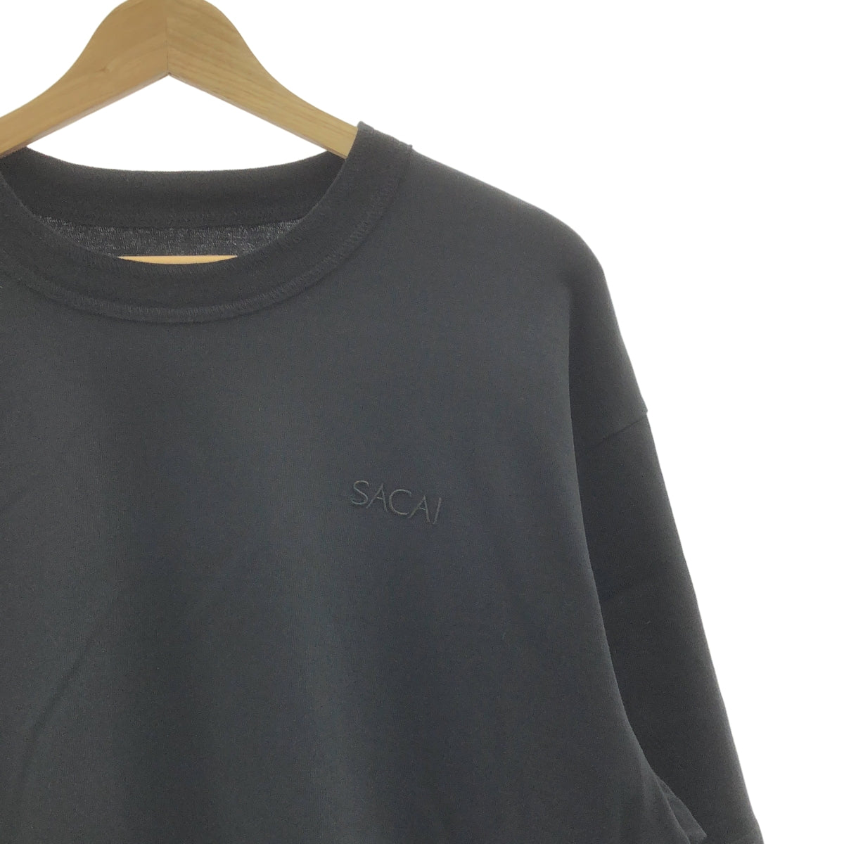sacai / サカイ | 2023AW | Cotton Jersey L/S T-Shirts ワンポイントロゴ刺しゅう Tシャツ | 3 | メンズ