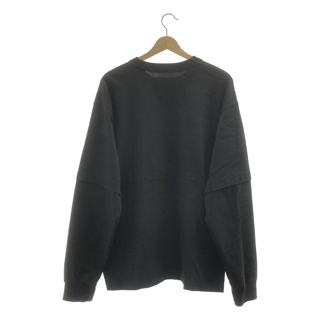 sacai / 사카이 | 2023AW | Cotton Jersey L/S T-Shirts 원포인트 로고 자수 T셔츠 | 3 | 맨즈