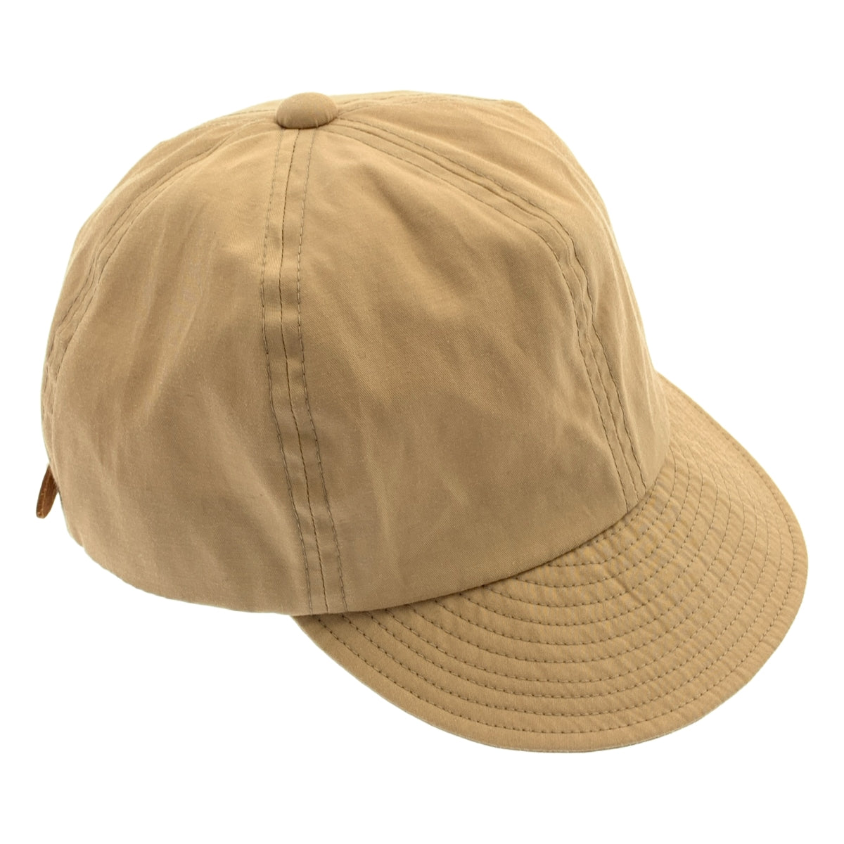 NINE TAILOR / ナインテイラー | Lymington Cap レザーベルト キャップ | F | ベージュ | メンズ