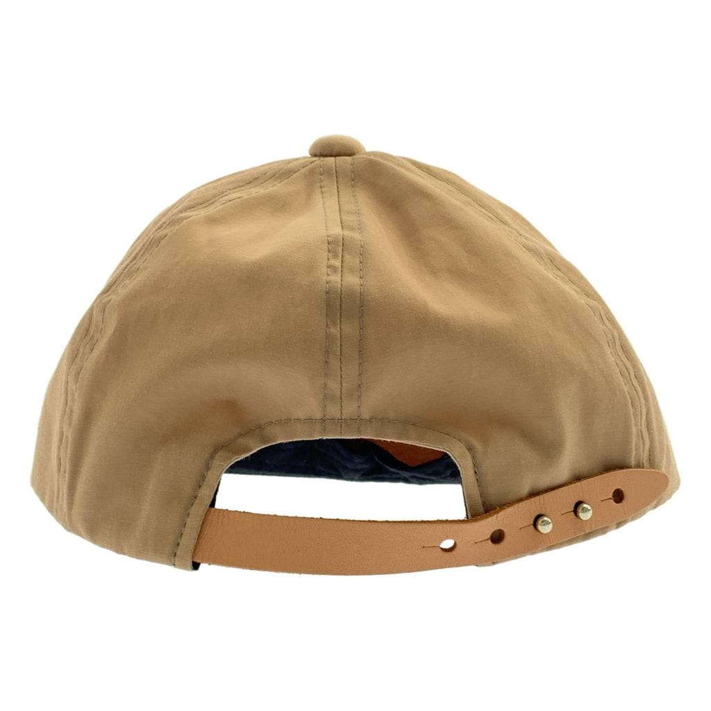 NINE TAILOR / ナインテイラー | Lymington Cap レザーベルト キャップ | F | ベージュ | メンズ