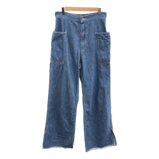 MarchAprilMay | Cotton Side Pocket Cut-Off Denim Pants | M | Women's