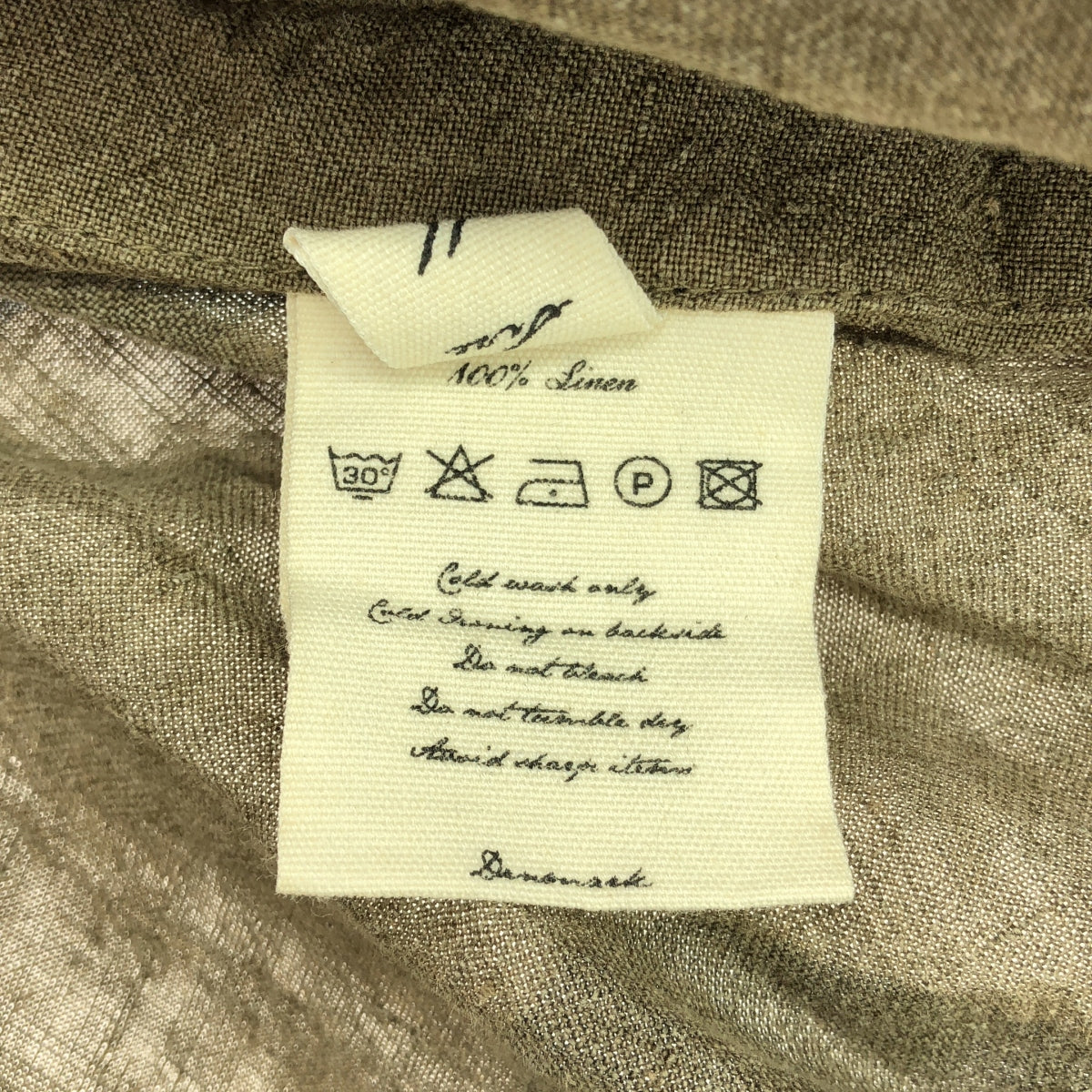 Aleksandr Manamis. / アレクサンドルマナミス | Dots Linen Shirts / リネン サイドベンツ シャツ | 2 | brown dots | メンズ