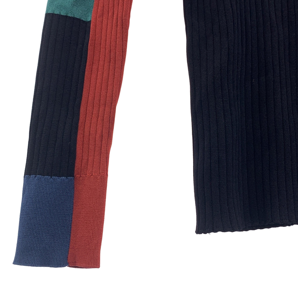 TOGA PULLA / トーガプルラ | ワイド リブニット プルオーバー | 36 | マルチカラー | レディース