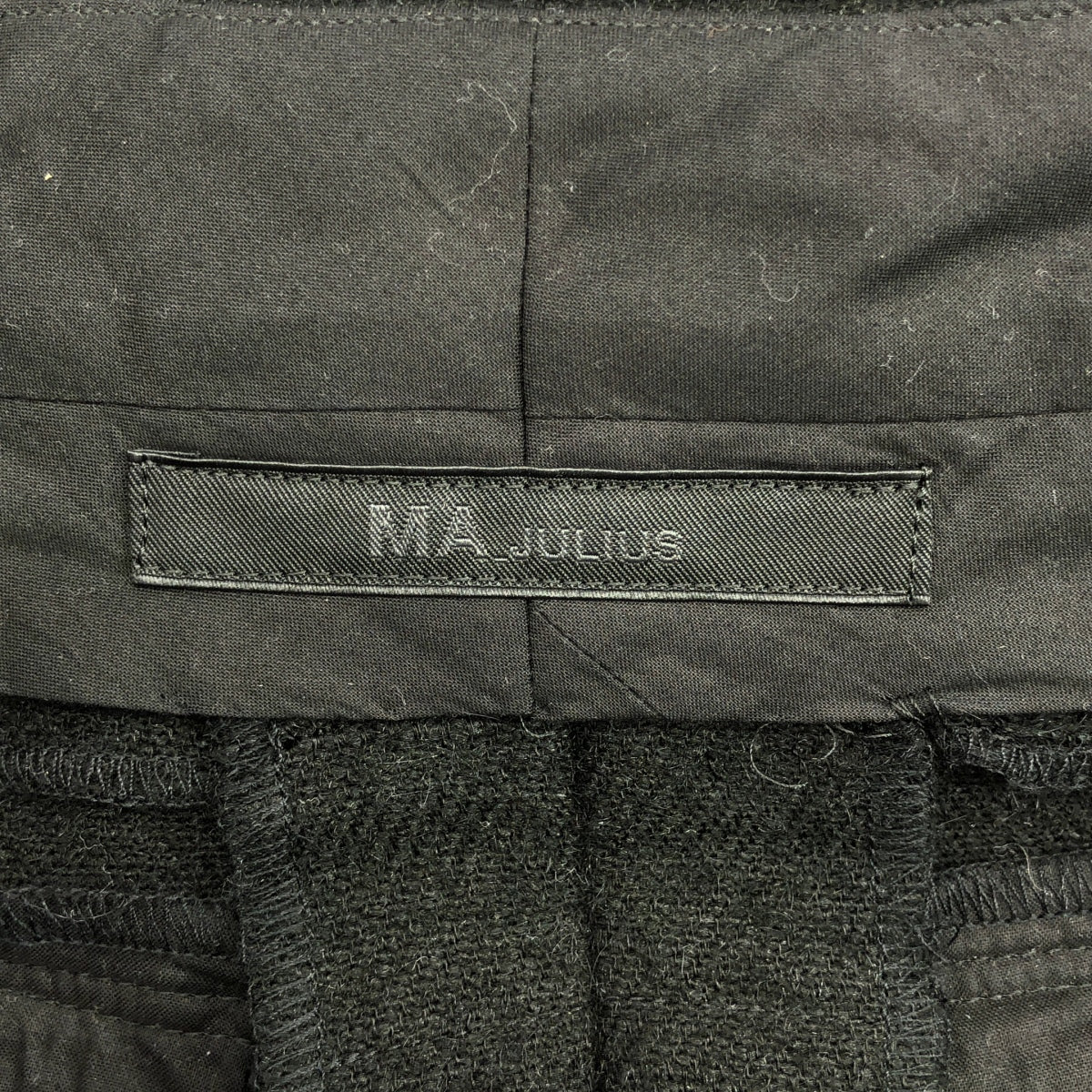 MA_JULIUS / エムエーユリウス | FOLDING BAGGY PANTS アルパカ シルク混 フォールディング バギーパンツ | 1 | メンズ