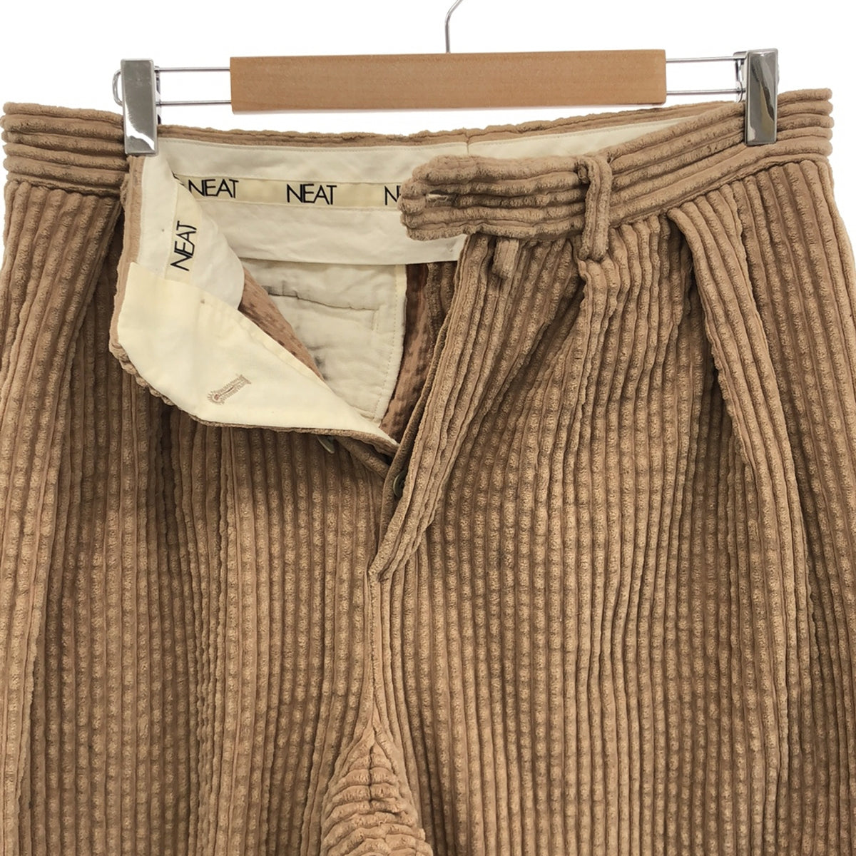 NEAT | Jumbo Corduroy 2-Tuck Wide Pants | Size 46 | Men's