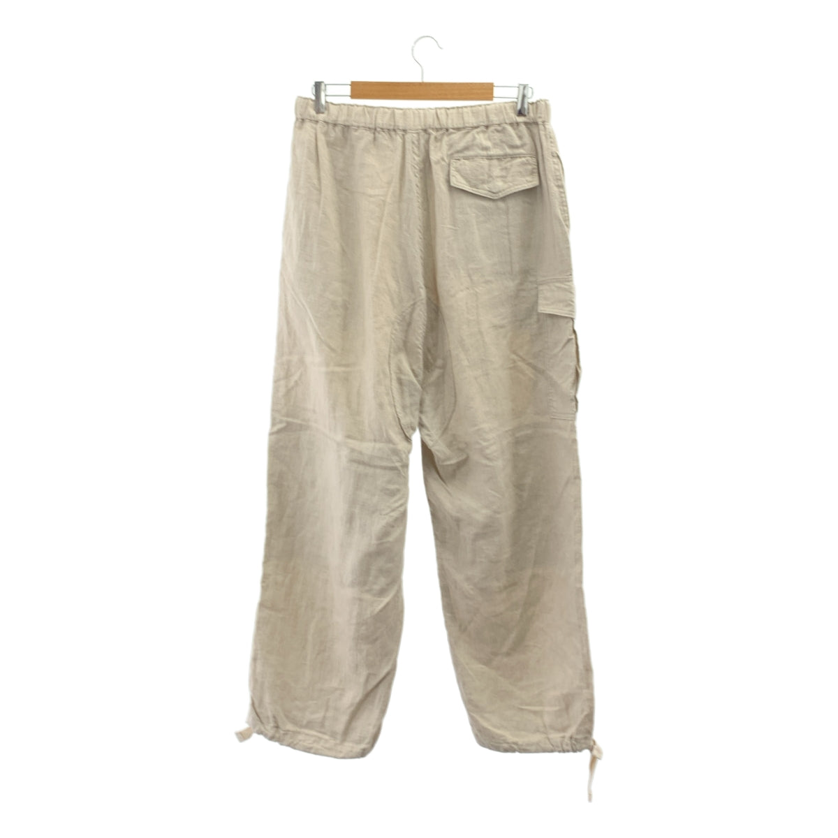 Sillage | 亞麻寬腿工裝褲 | F碼 | 男士
