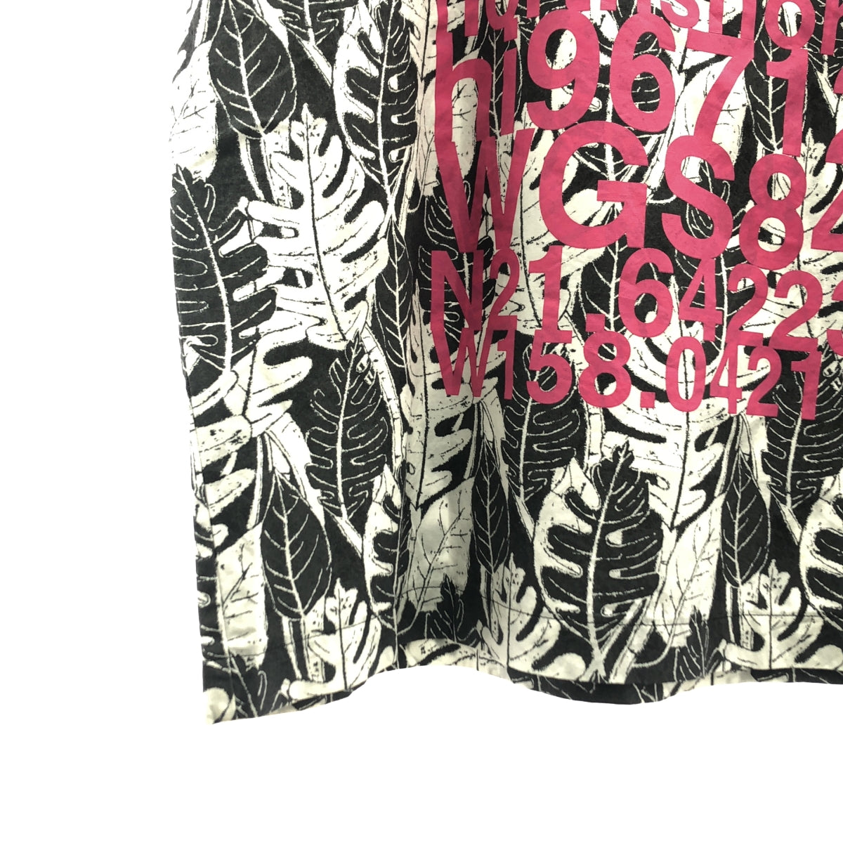 kolor / カラー | 伊勢丹別注 ボタニカルプリント 異素材切替 ラグランスリーブ Tシャツ | 1 | ホワイト / グレー | メンズ