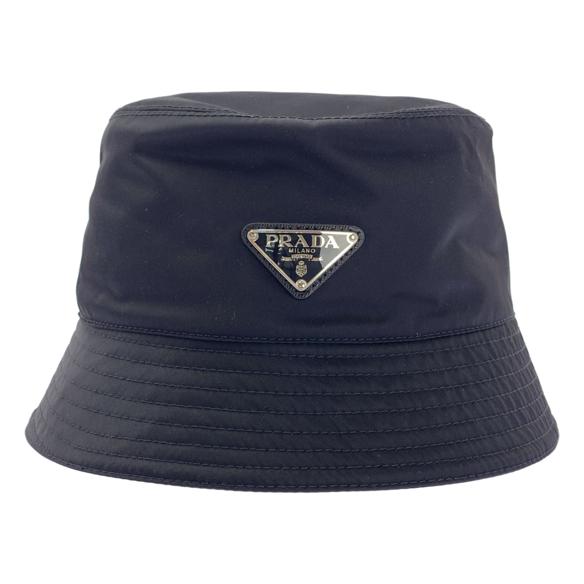 PRADA / プラダ | RE-NYLON トライアングルロゴ バケット ハット | M | その他