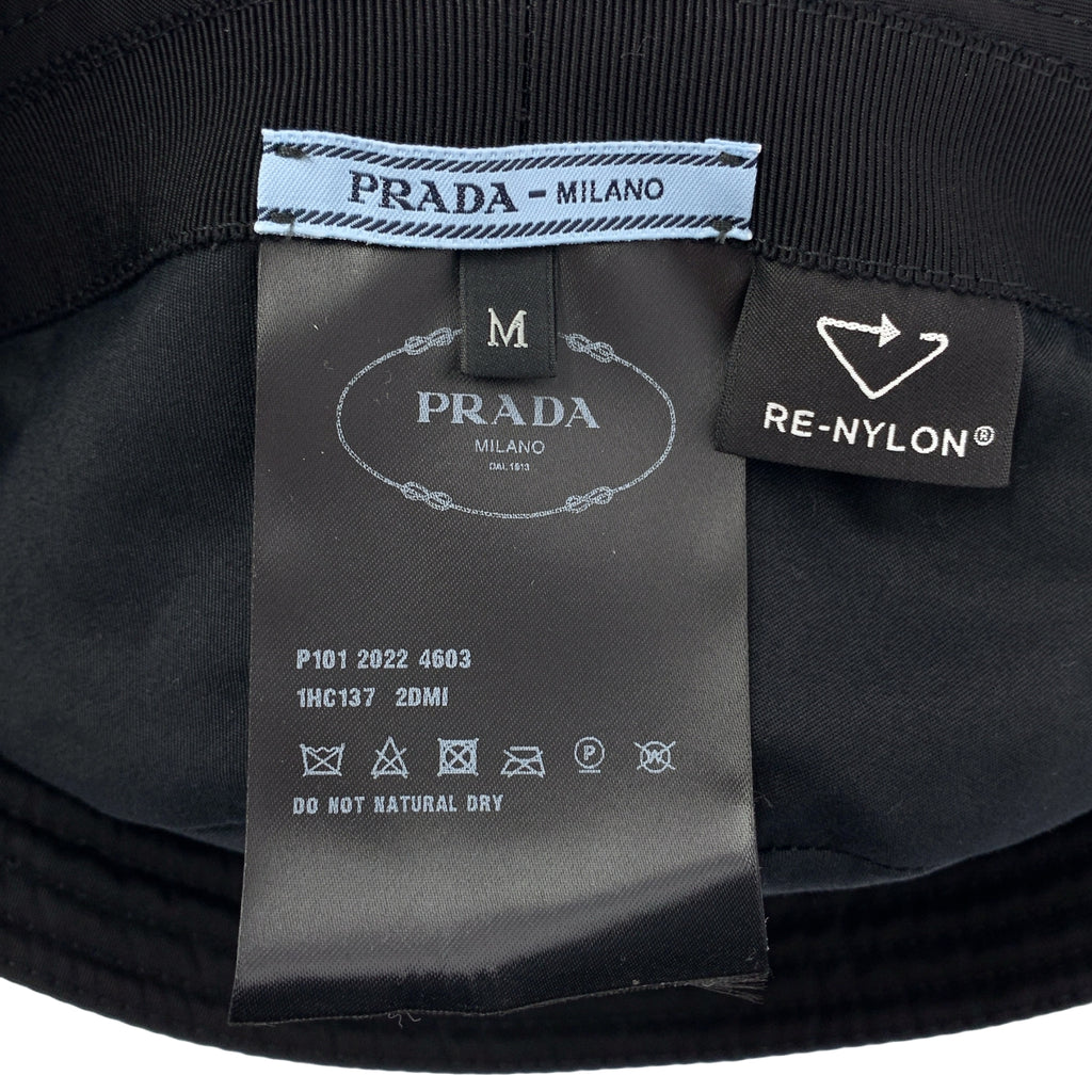 PRADA / プラダ | RE-NYLON トライアングルロゴ バケット ハット | M | その他