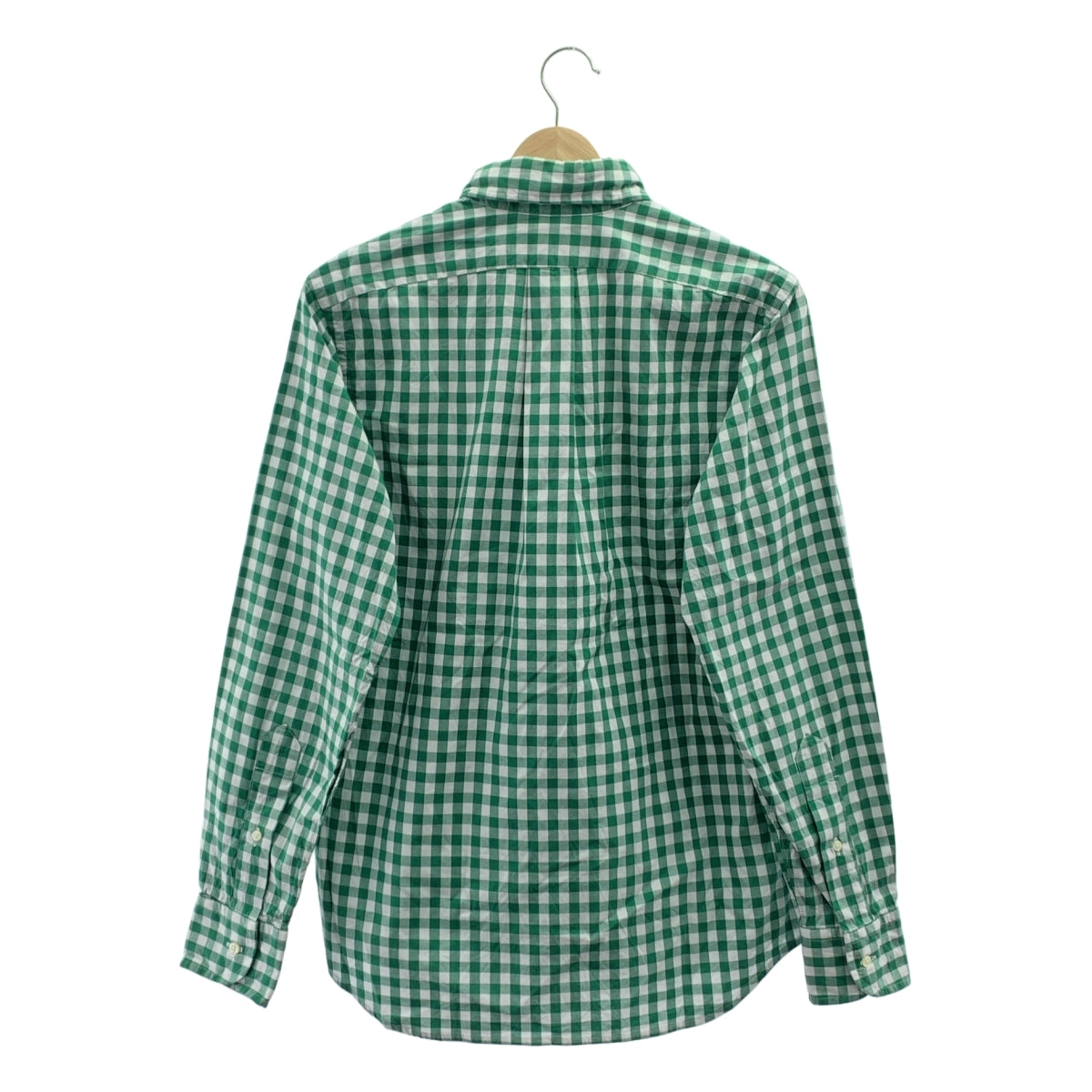 INDIVIDUALIZED SHIRTS / 인디 비쥬얼라이즈드 셔츠 | 코튼 깅엄 체크 버튼 다운 셔츠 | 15/32 |