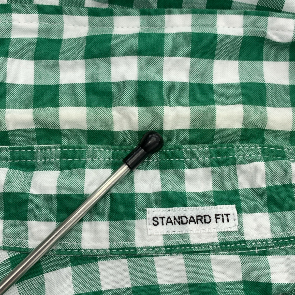 INDIVIDUALIZED SHIRTS / 인디 비쥬얼라이즈드 셔츠 | 코튼 깅엄 체크 버튼 다운 셔츠 | 15/32 |