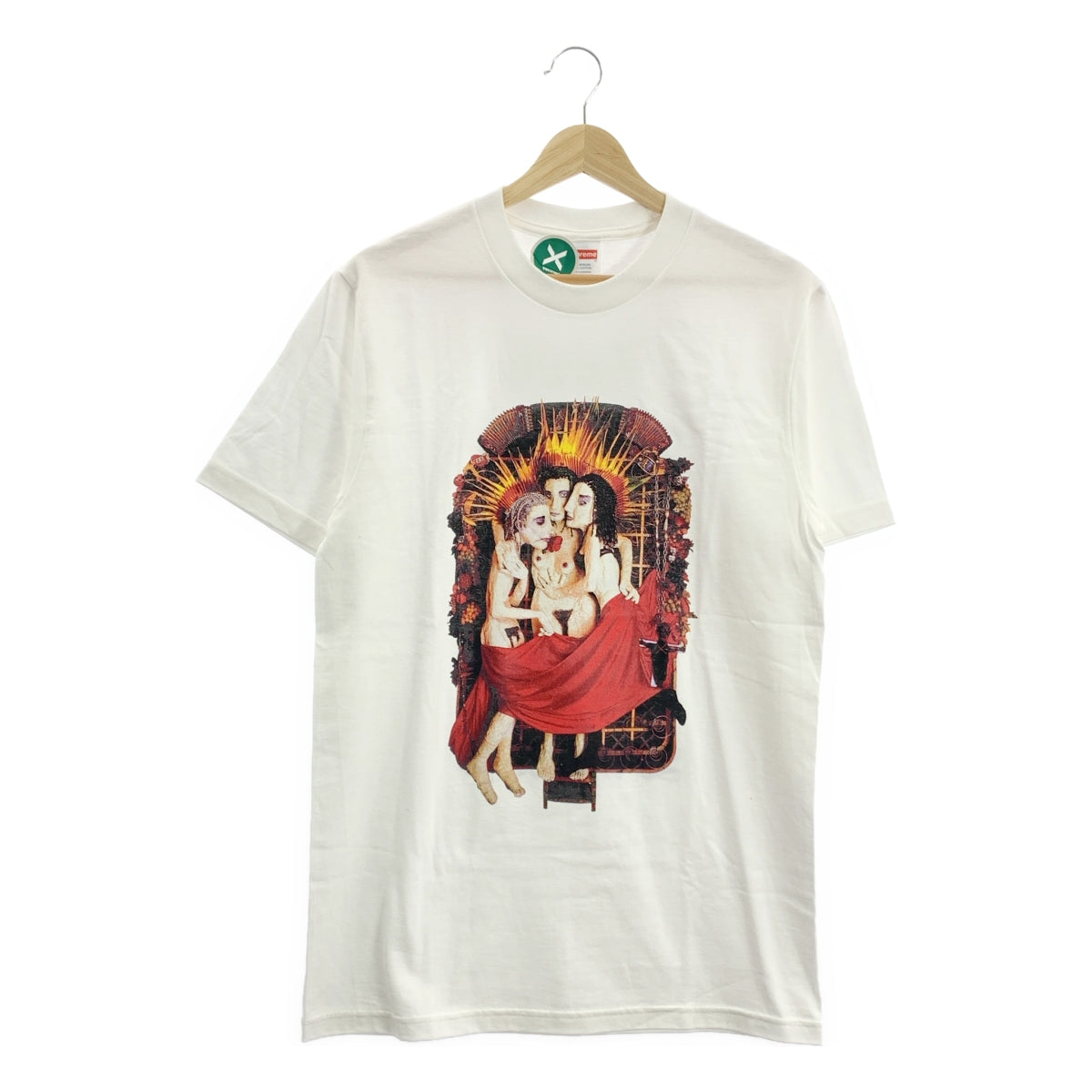 [近全新] SUPREME | 2024 秋冬 | Jane's Addiction x Jane's Addiction Ritual Tee / 雙面印花T卹 | 小碼 | 白色 | 男款
