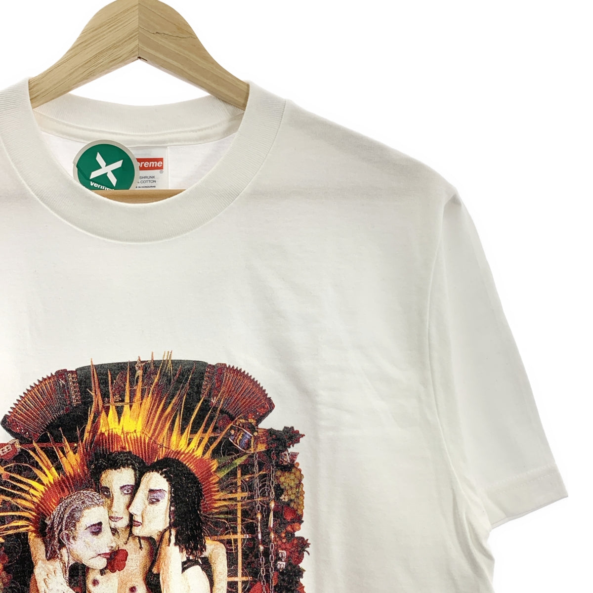 [近全新] SUPREME | 2024 秋冬 | Jane's Addiction x Jane's Addiction Ritual Tee / 雙面印花T卹 | 小碼 | 白色 | 男款