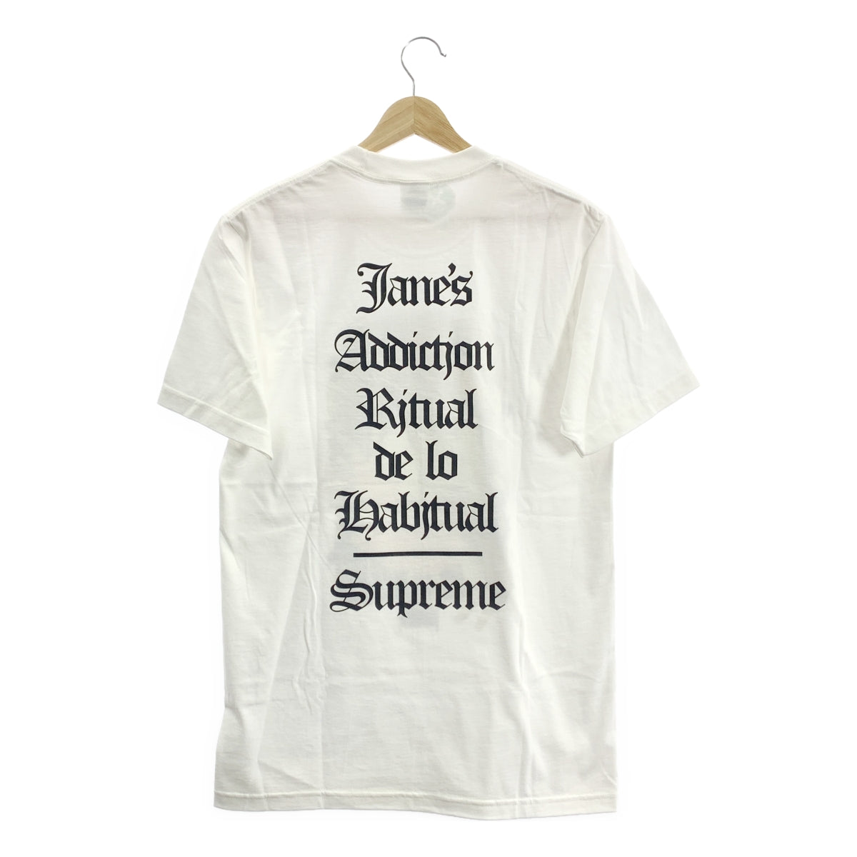 [近全新] SUPREME | 2024 秋冬 | Jane's Addiction x Jane's Addiction Ritual Tee / 雙面印花T卹 | 小碼 | 白色 | 男款