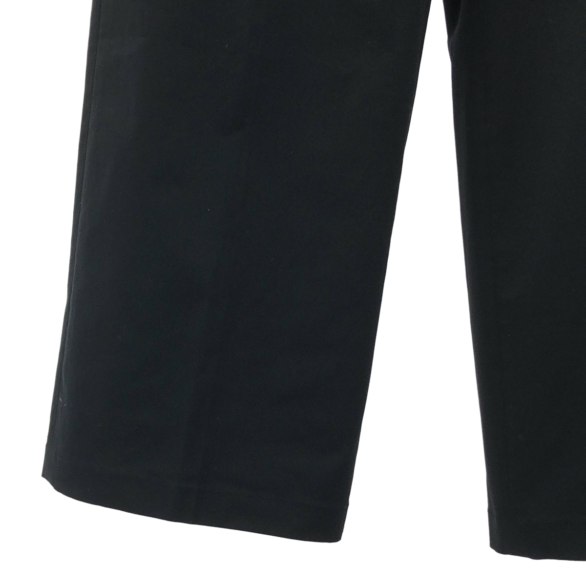 【미품】 HYKE / 하이크 | 2024SS | TASLAN WIDE LEG PANTS 타스란 와이드 레그 팬츠 유니섹스 | L | 블랙 | 남성