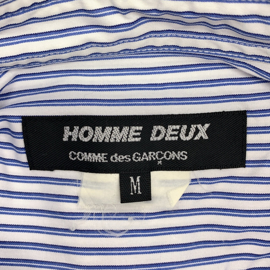 COMME des GARCONS HOMME DEUX / コムデギャルソンオムドゥ | 2012SS | コットン 総柄 ストライプ シャツ | M |