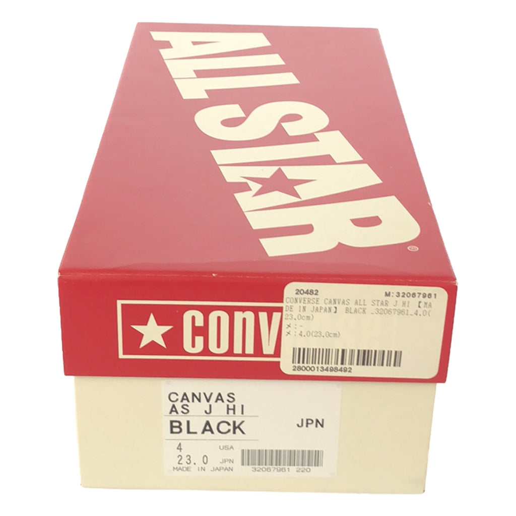 【新品】  CONVERSE / コンバース | CANVAS ALL STAR J HI ハイカットスニーカー | 4 | ブラック | レディース