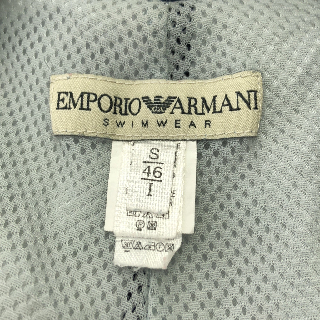 EMPORIO ARMANI | 標誌抽繩泳褲 | S 碼 | 冰灰色 | 男士