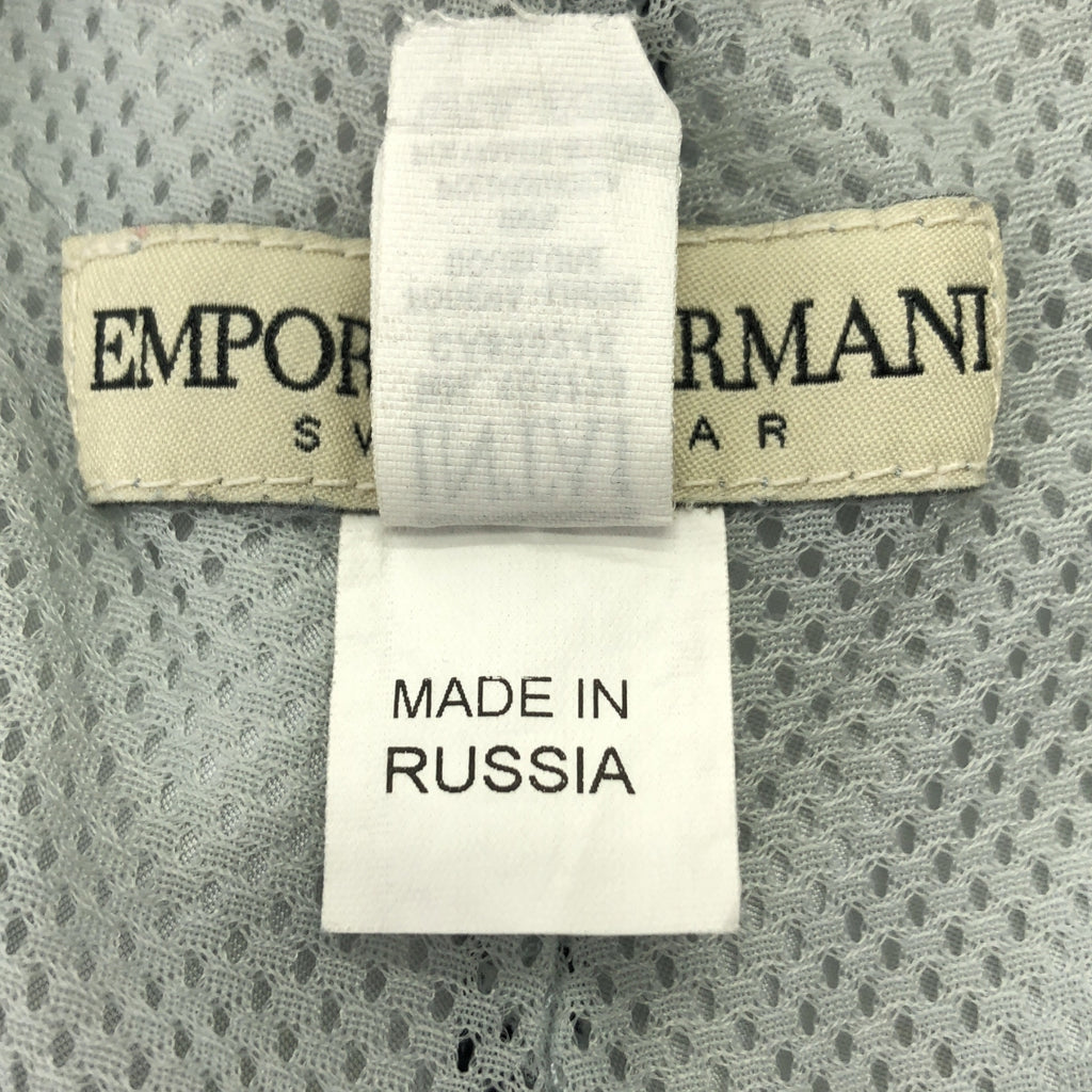 EMPORIO ARMANI | 標誌抽繩泳褲 | S 碼 | 冰灰色 | 男士
