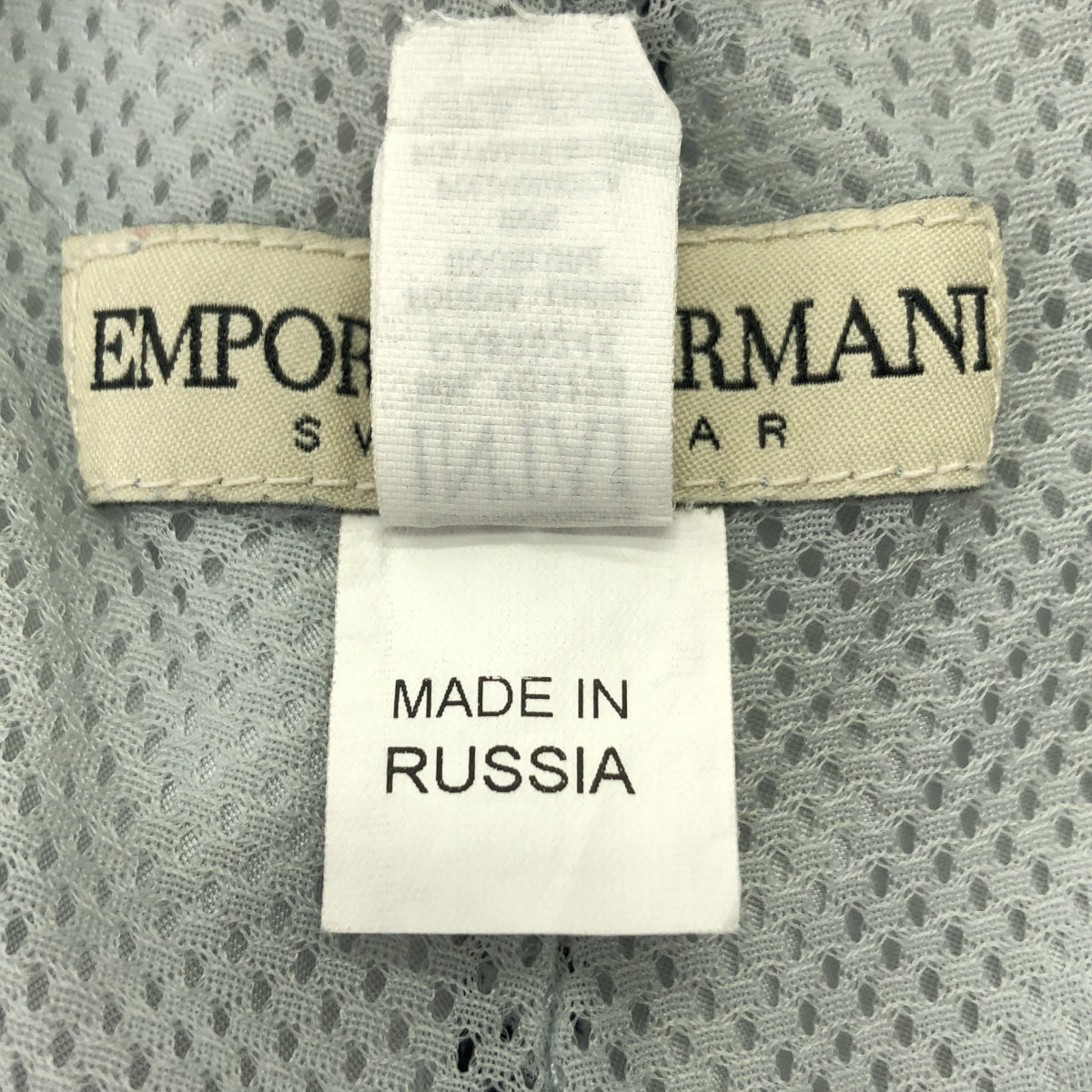 EMPORIO ARMANI / エンポリオアルマーニ | ロゴ ドローストリング スイム ショート パンツ ショーツ | S | アイスグレー | メンズ