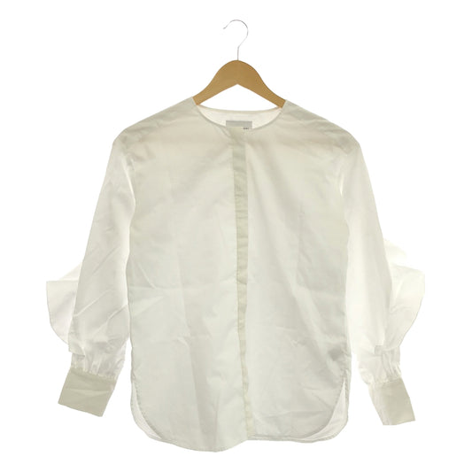 UNITED ARROWS / United Arrows | Ruffled collarless shirt |