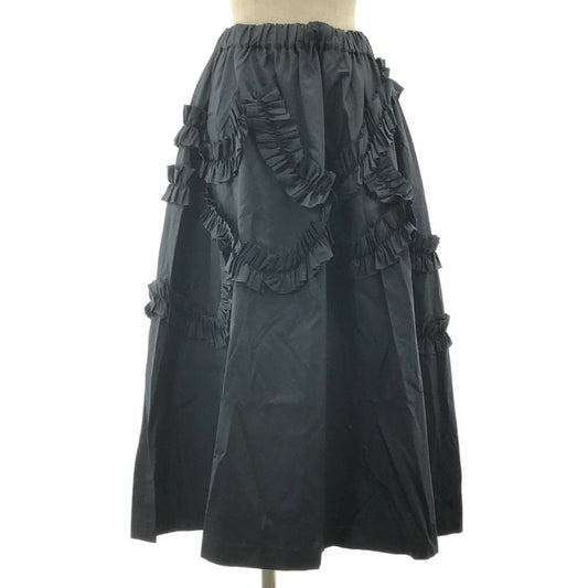 noir kei ninomiya / ノワールケイニノミヤ | コットン ブロードフリルスカート | M | レディース
