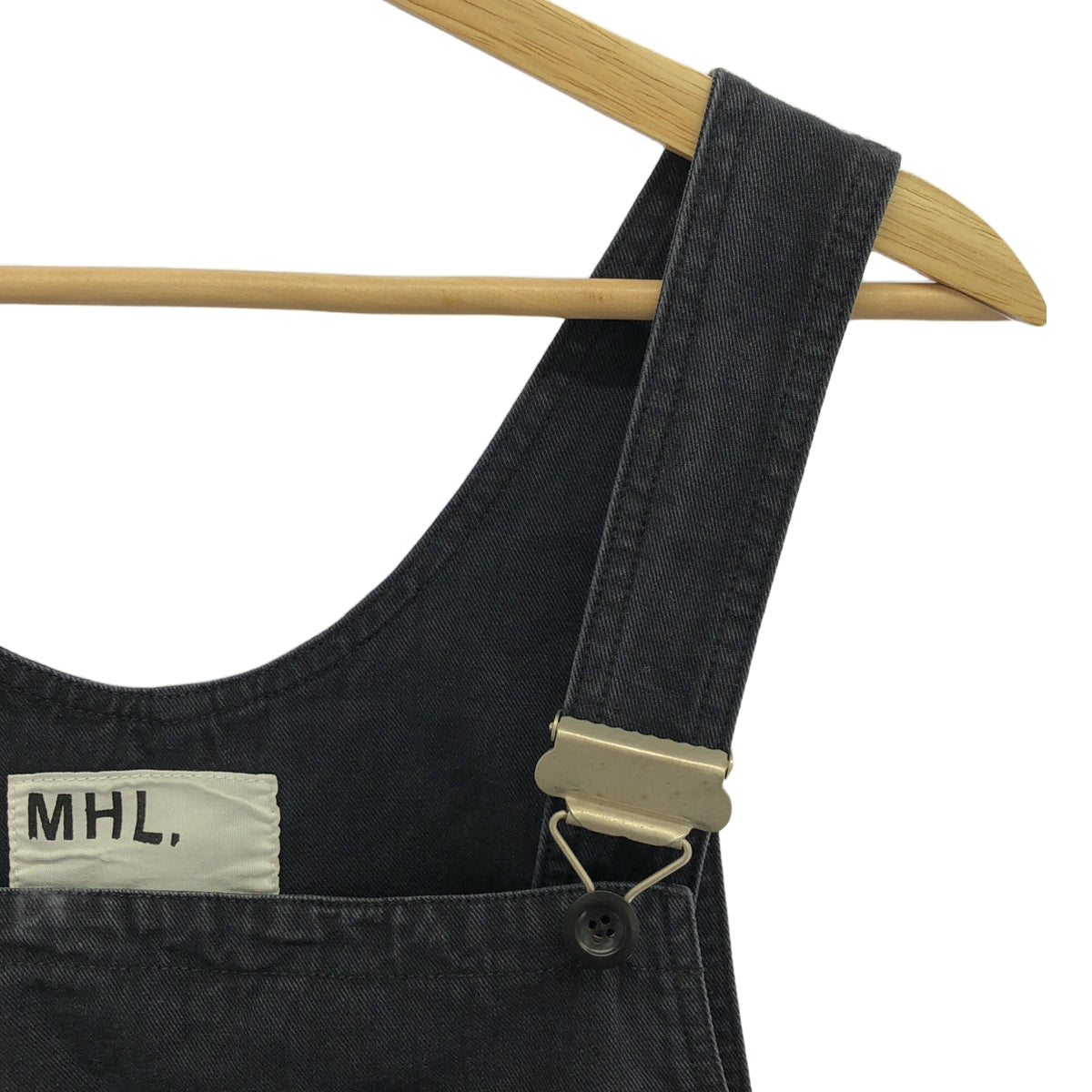MHL. / エムエイチエルマーガレットハウエル | 2018 | コットンオーバーオール | 1 | ブラック系 | レディース